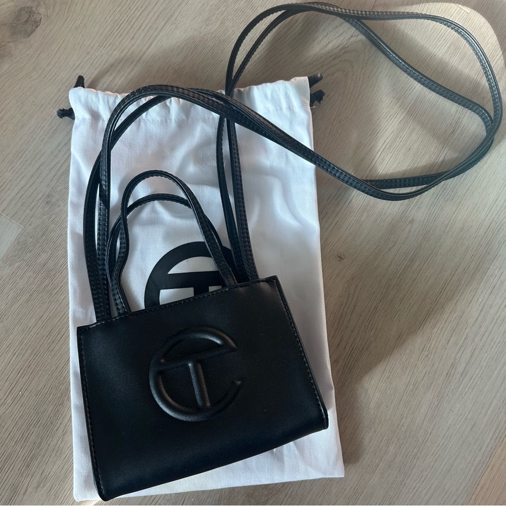 Black Telfar Small Shopping Bag